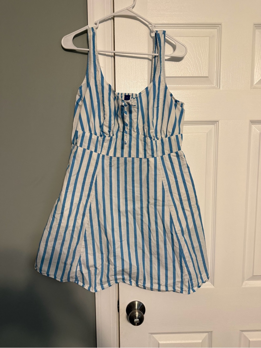 Old Navy Blue and White Striped Sundress